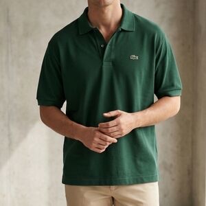 Vintage Chemise Lacoste Green Polo Shirt - Size XL (Fits L/XL)